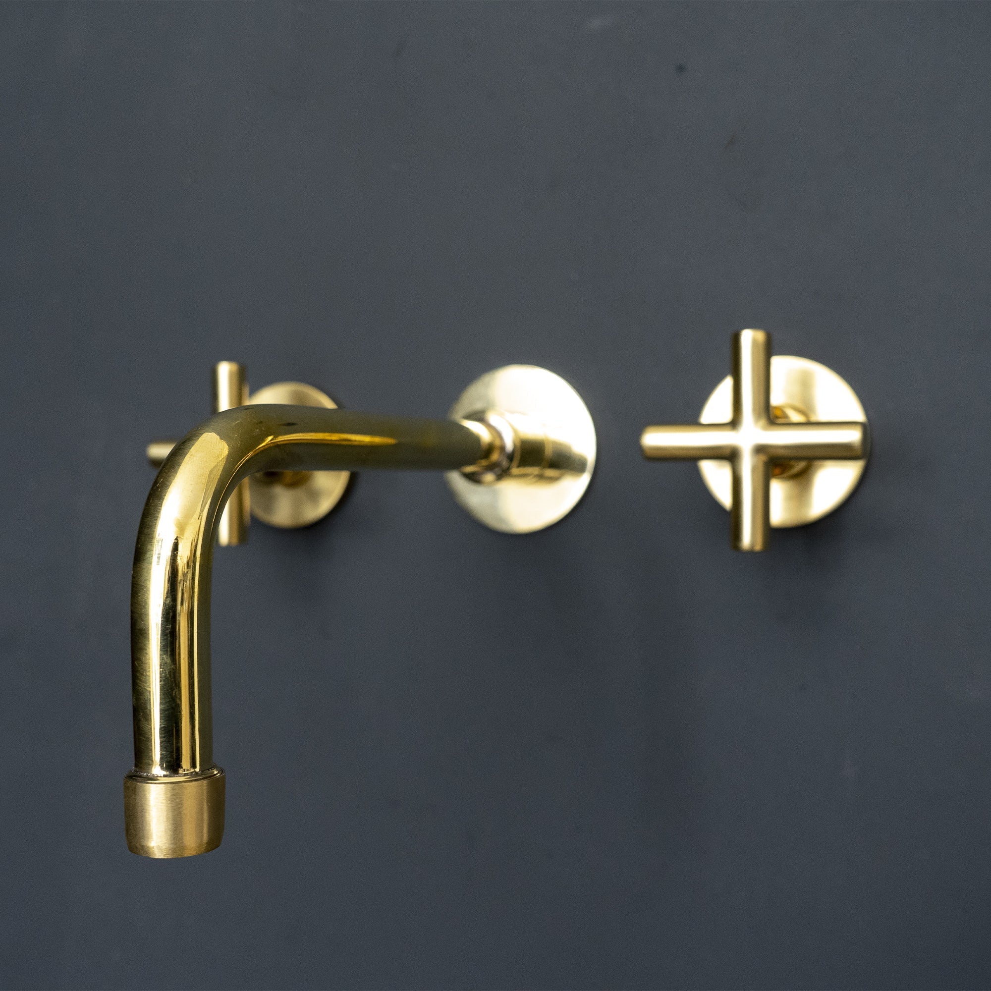 Handcrafted Brass Wall Mounted Faucet