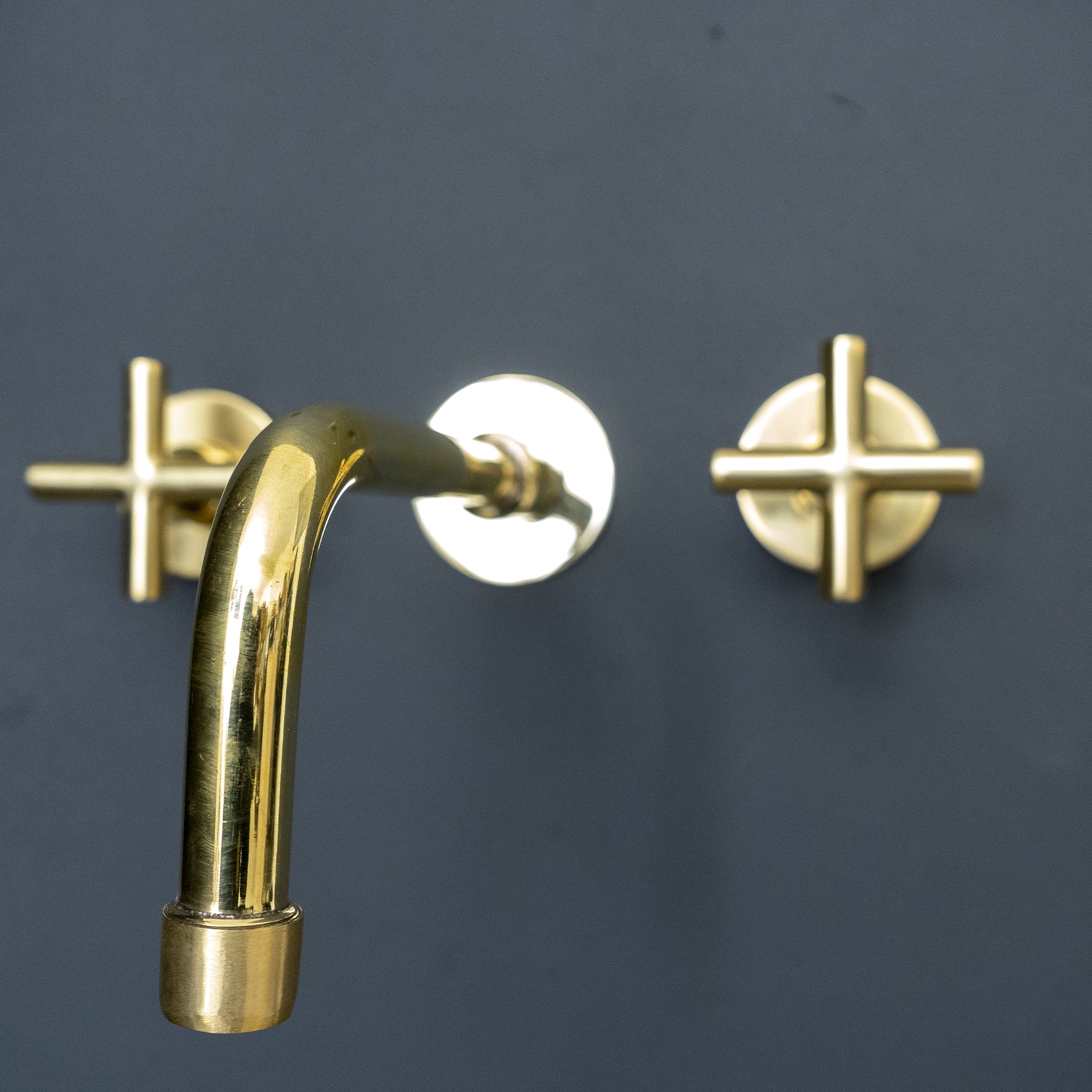 Handcrafted Brass Wall Mounted Faucet