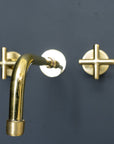 Handcrafted Brass Wall Mounted Faucet