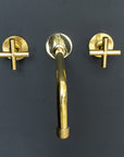 Handcrafted Brass Wall Mounted Faucet