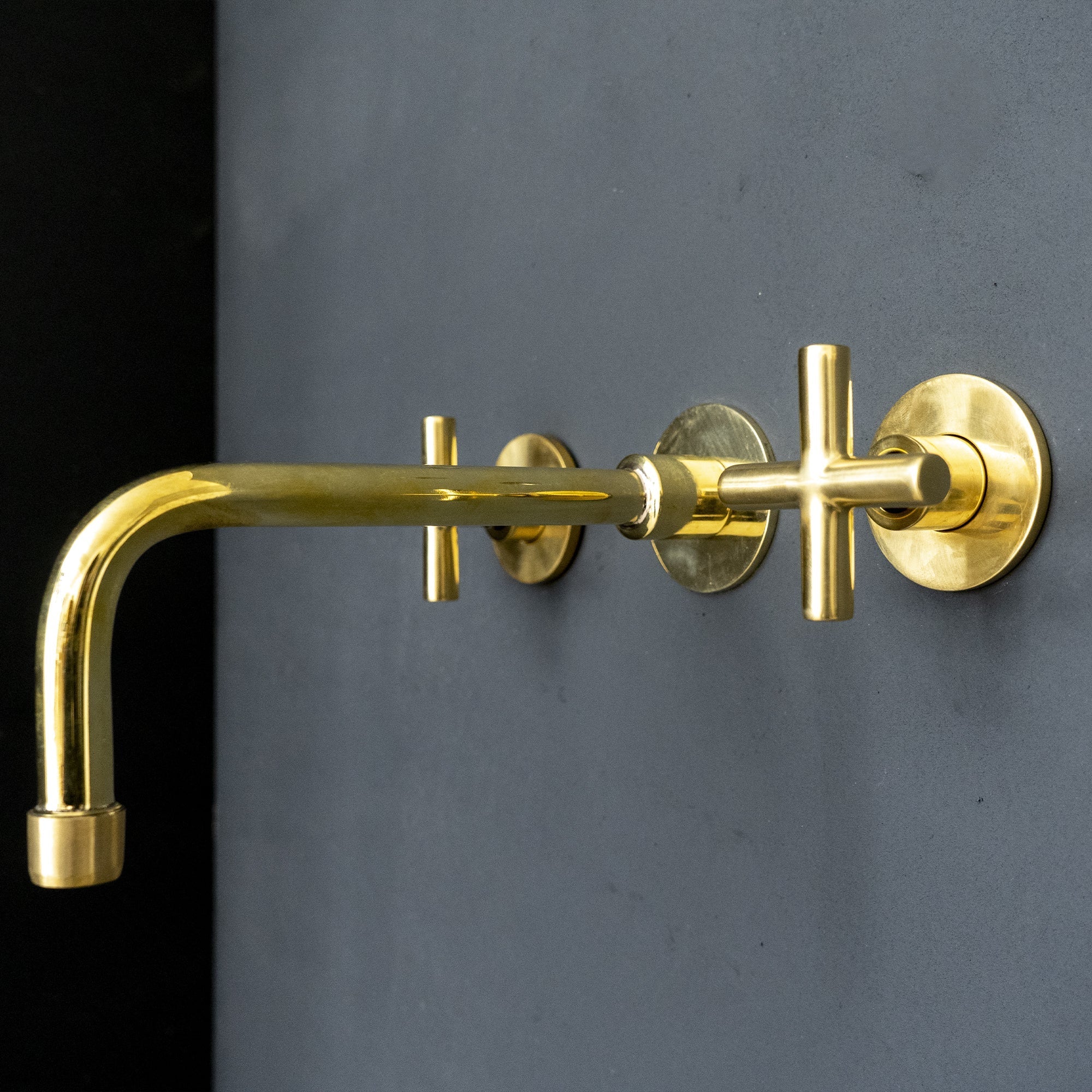 Handcrafted Brass Wall Mounted Faucet