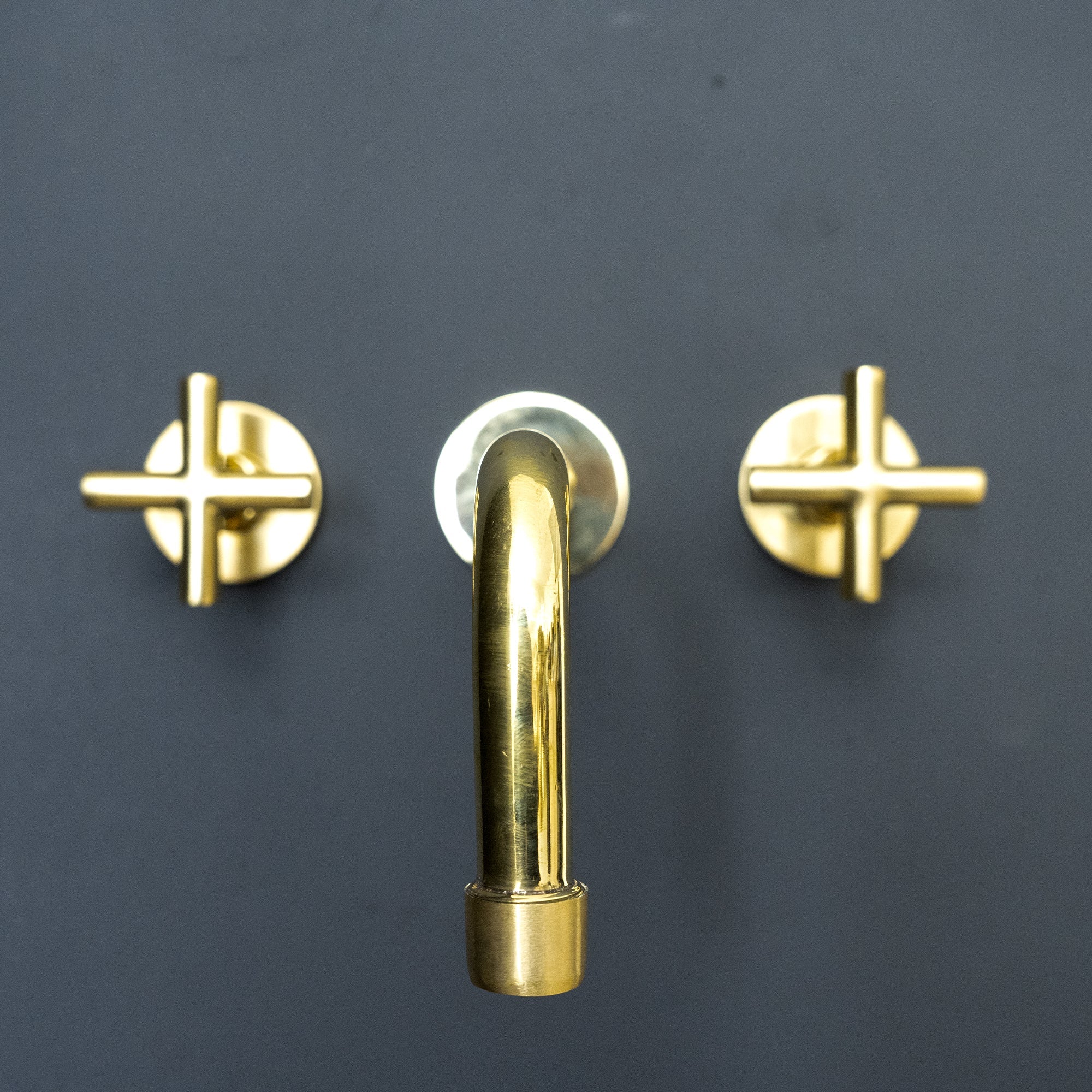 Handcrafted Brass Wall Mounted Faucet