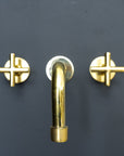 Handcrafted Brass Wall Mounted Faucet