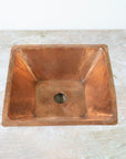 Handcrafted Undermount Hammered Copper Sink