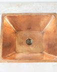 Handcrafted Undermount Hammered Copper Sink