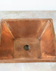 Handcrafted Undermount Hammered Copper Sink