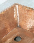 Handcrafted Undermount Hammered Copper Sink