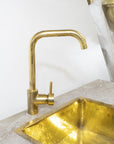 Handcrated Lever Handle Mixer Kitchen And Bathroom Faucet