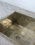 Handmade Silver Square Kitchen Sink