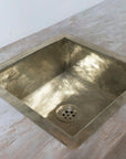 Handmade Silver Square Kitchen Sink