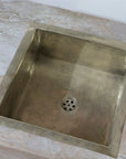 Handmade Silver Square Kitchen Sink