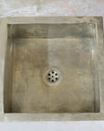 Handmade Silver Square Kitchen Sink