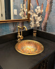 Brass & Copper Vanity Sink