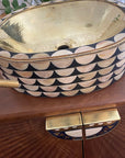 Vessel Sinks For Bathroom - Oval Antique Brass Sink - Bathroom Sinks