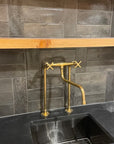 Unlacquered Brass Kitchen Faucet