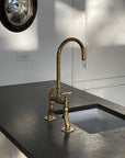 Unlacquered Brass Kitchen Faucet