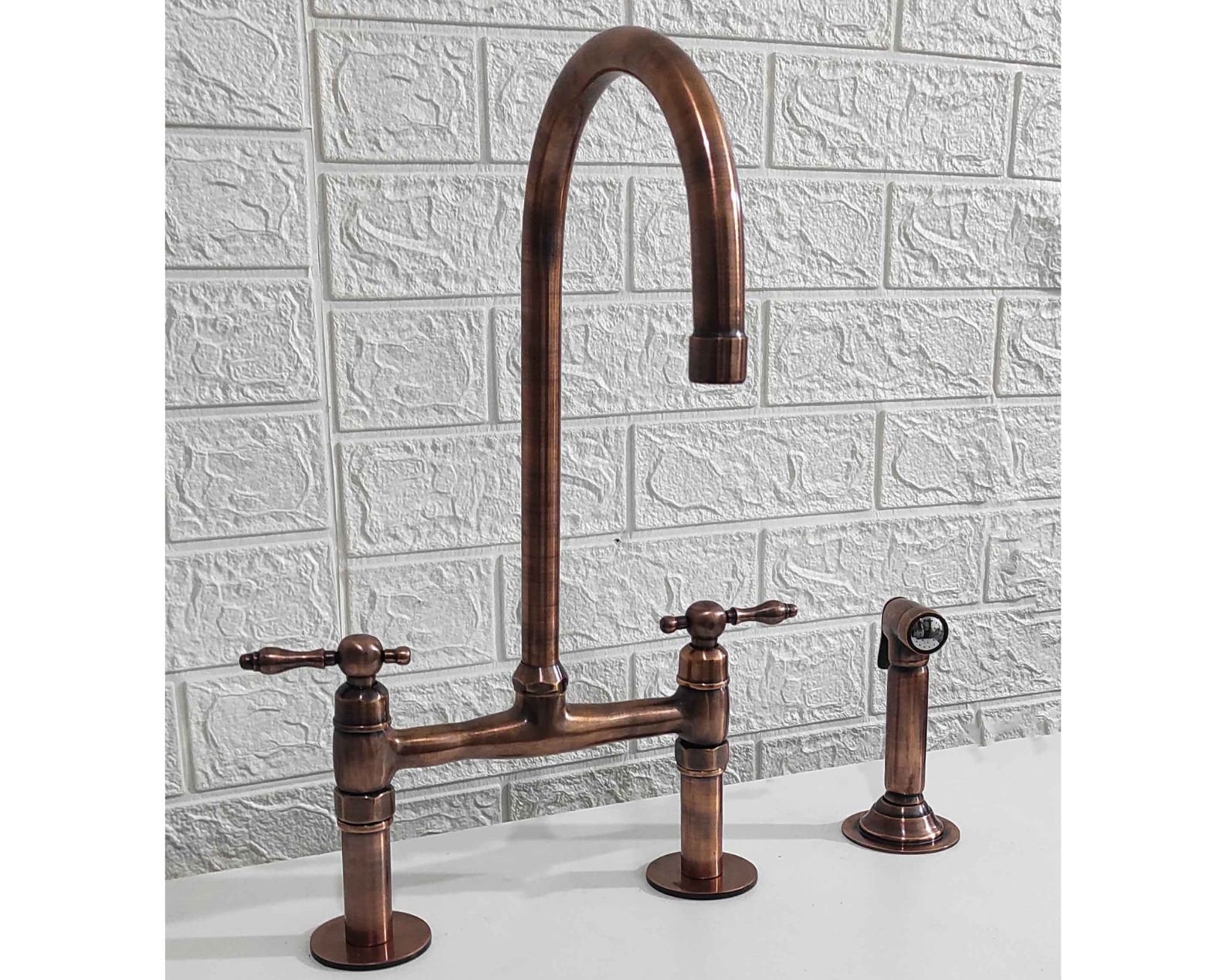 Copper Bridge Kitchen Faucet