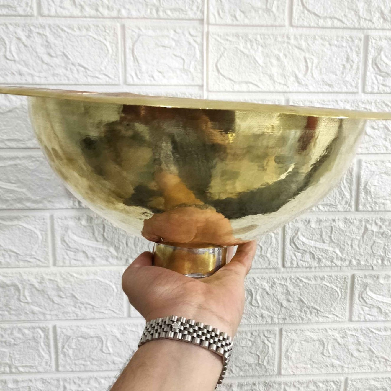 Brass &amp; Copper Vanity Sink