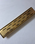 Unlacquered Brass Linear Floor Drain