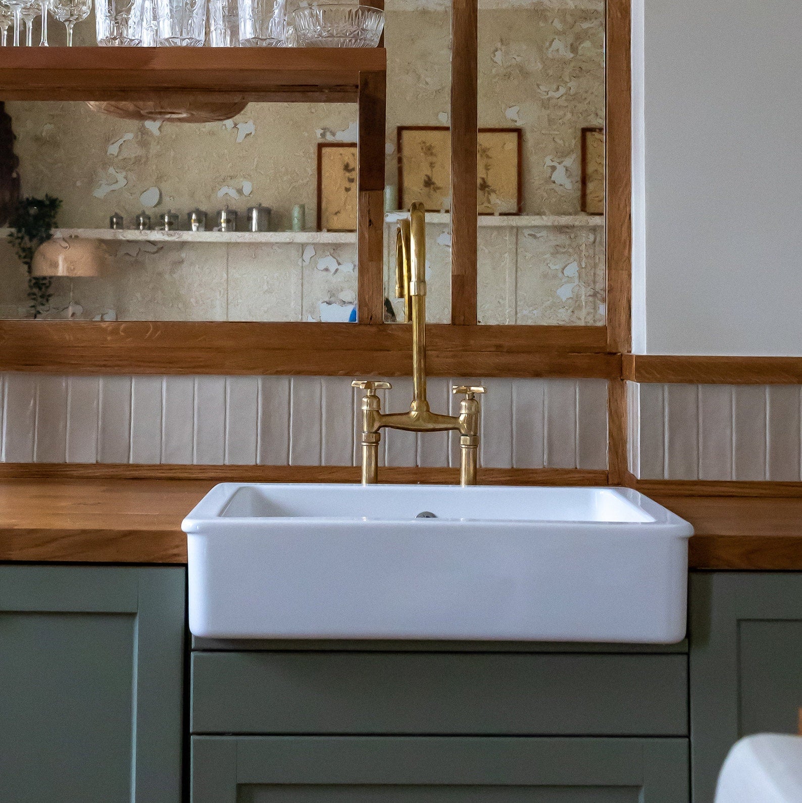 Unlacquered Brass Kitchen Faucet