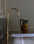 Unlacquered Brass Kitchen Faucet