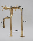 Unlacquered Brass Kitchen Faucet