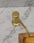 Unlacqured Brass Soap Dispenser