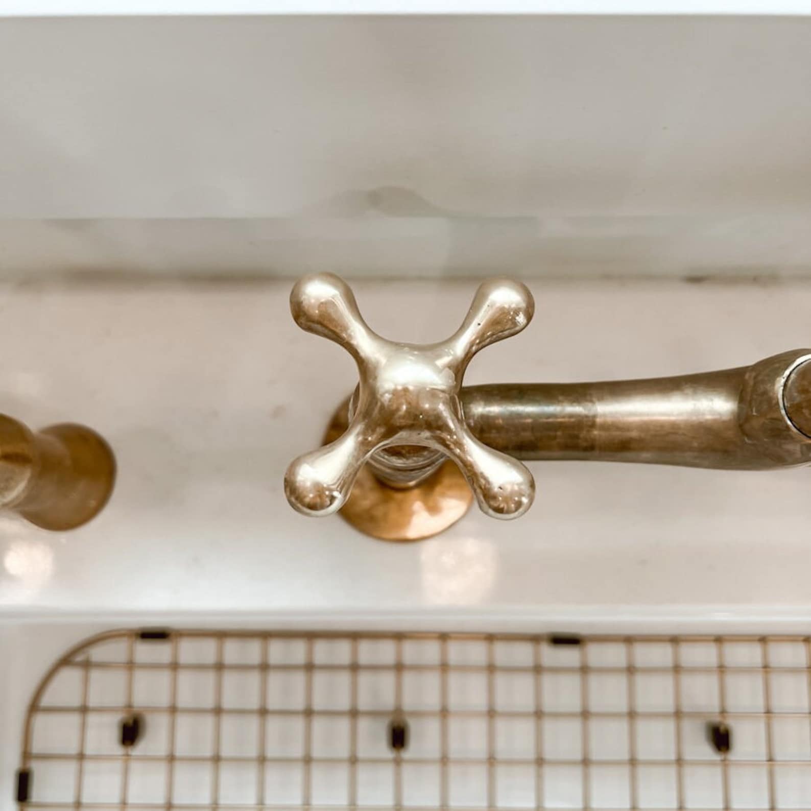 Unlacquered Brass Kitchen Faucet