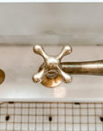 Unlacquered Brass Kitchen Faucet