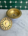 Unlacquered Brass Sink Drain