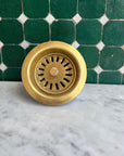 Unlacquered Brass Sink Drain