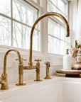 Unlacquered Brass Kitchen Faucet