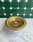 Unlacquered Brass Sink Drain