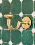 Unlacquered Brass Hooks, Solid Brass "S" Hook