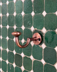 Solid Brass Hooks - Copper Finish