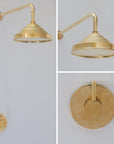 Solid Brass Shower Head- Rain Head Shower System