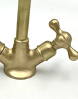 Unlacquered Brass Gooseneck Faucet