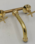 Unlacquered Brass Wall-mount Faucet