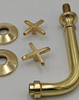 Unlacquered Brass Wall-mount Faucet