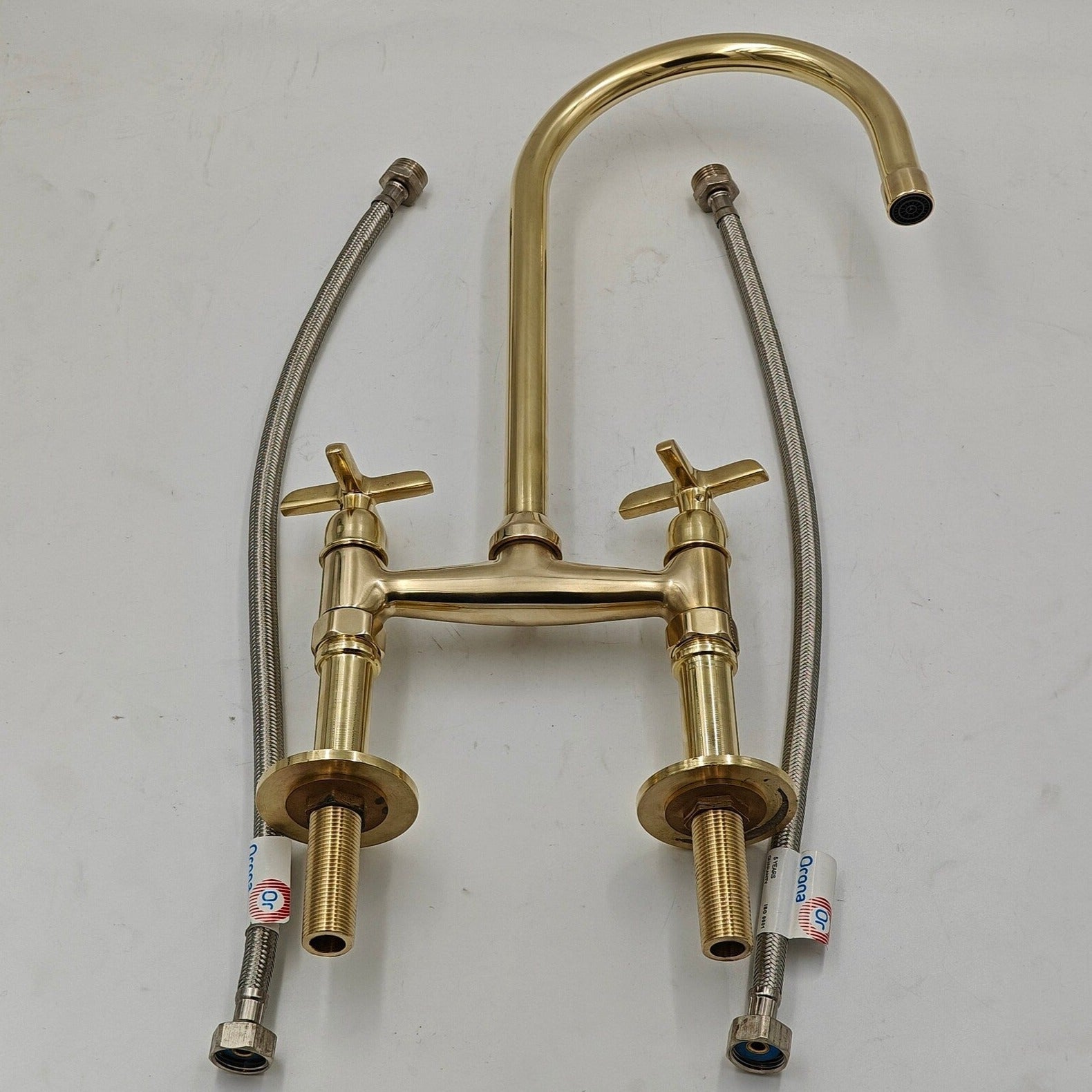 Unlacquered Brass Kitchen Faucet