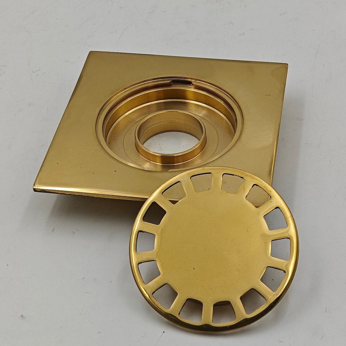 Unlacquered Brass Floor Drain Cover