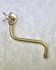 Unlacquered Brass Pot Filler