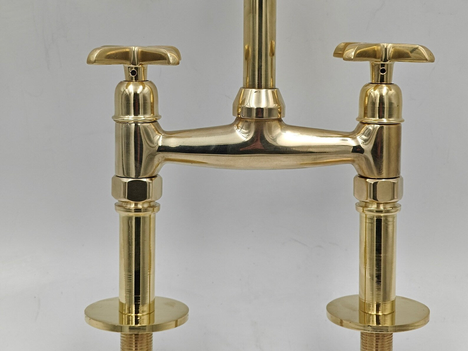 Unlacquered Brass Kitchen Faucet