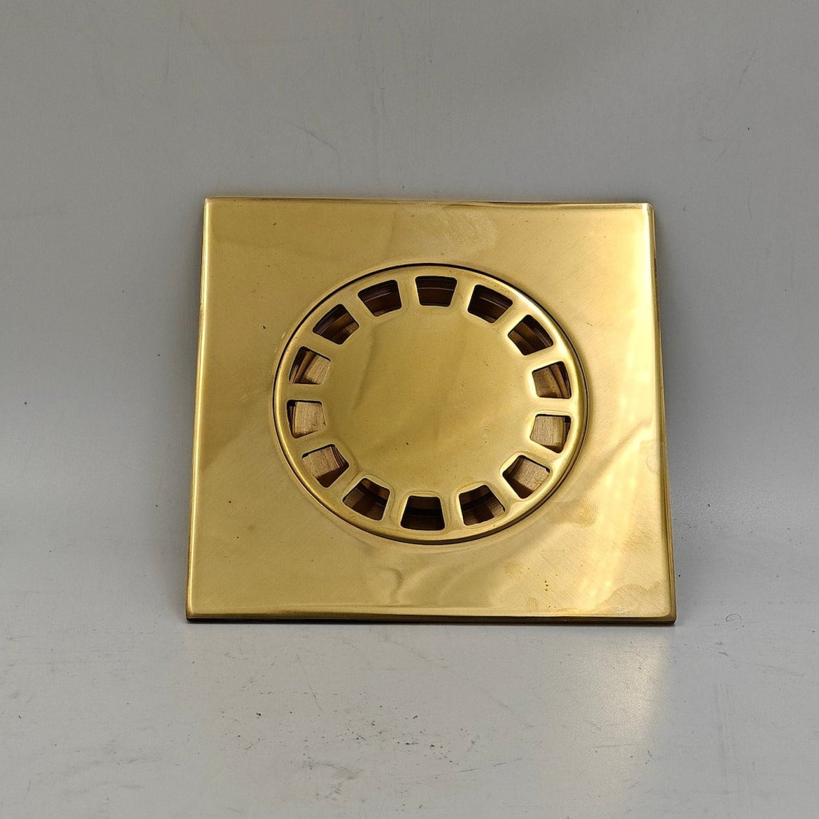 Unlacquered Brass Floor Drain Cover