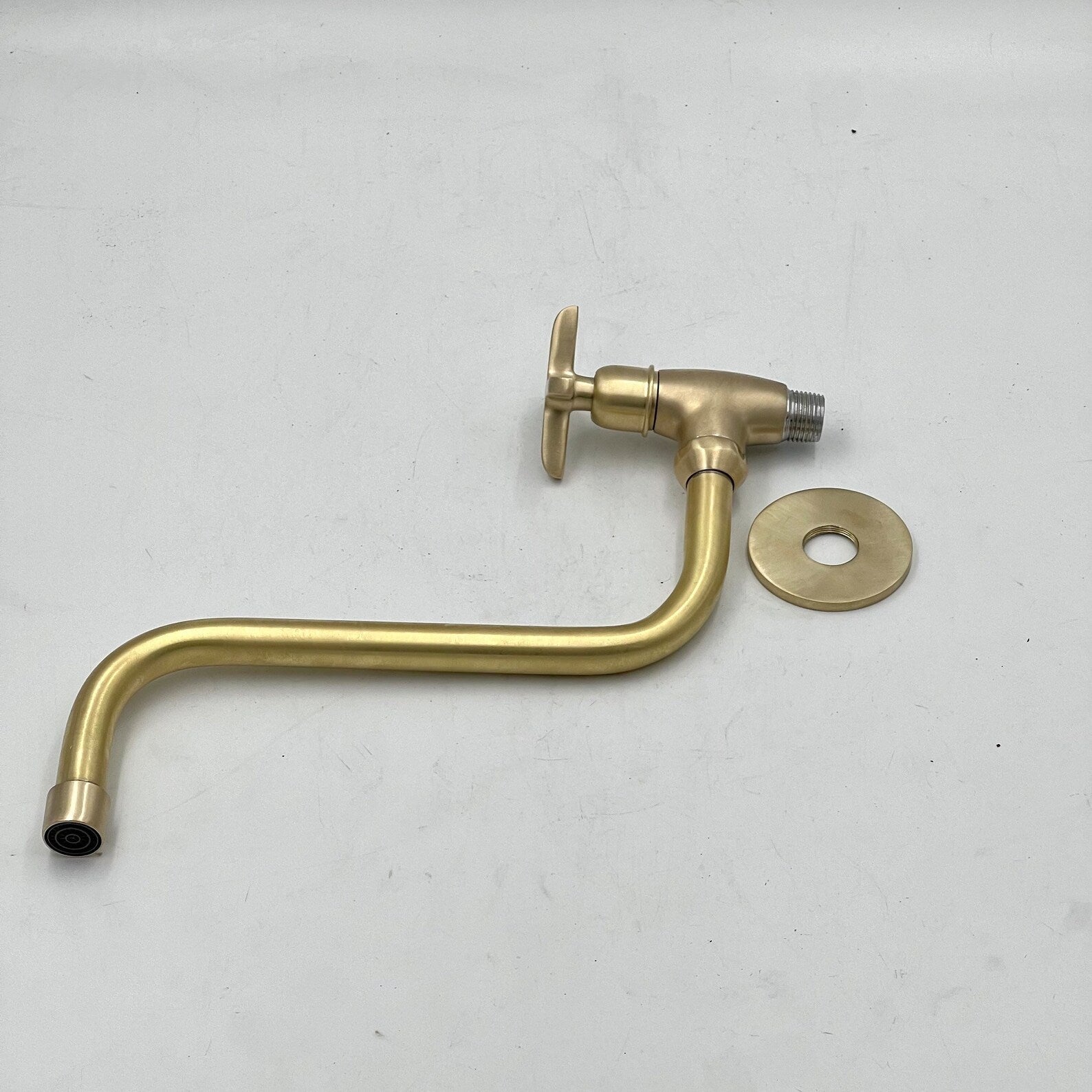 Unlacquered Brass Pot Filler