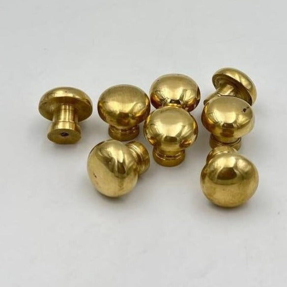 Handmade Solid Brass Cabinet Knobs Hardware - 1 1/2&quot; Knob Hardware