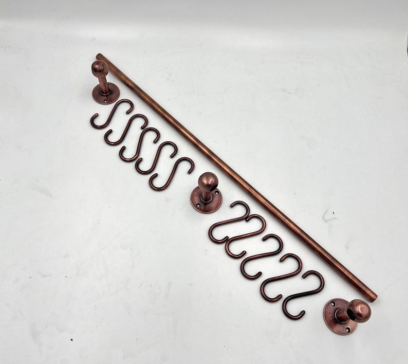 Solid Brass Copper Pot Rack