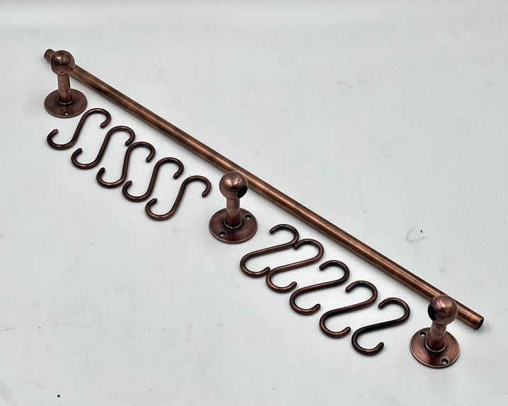 Solid Brass Copper Pot Rack