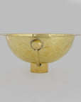 Moroccan Golden Brass Hammered Sink - Handmade Round Drop-in Sink