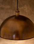 Oil Rubbed Bronze Dome Pendant Light, Bronze Ceiling Dome Lampshade